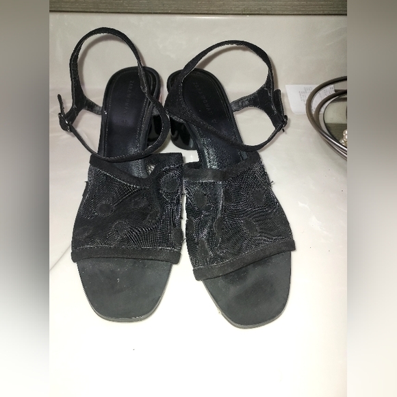 ZARA MESH POKA DOT SANDALS,  SIZE  42 - Picture 7 of 7
